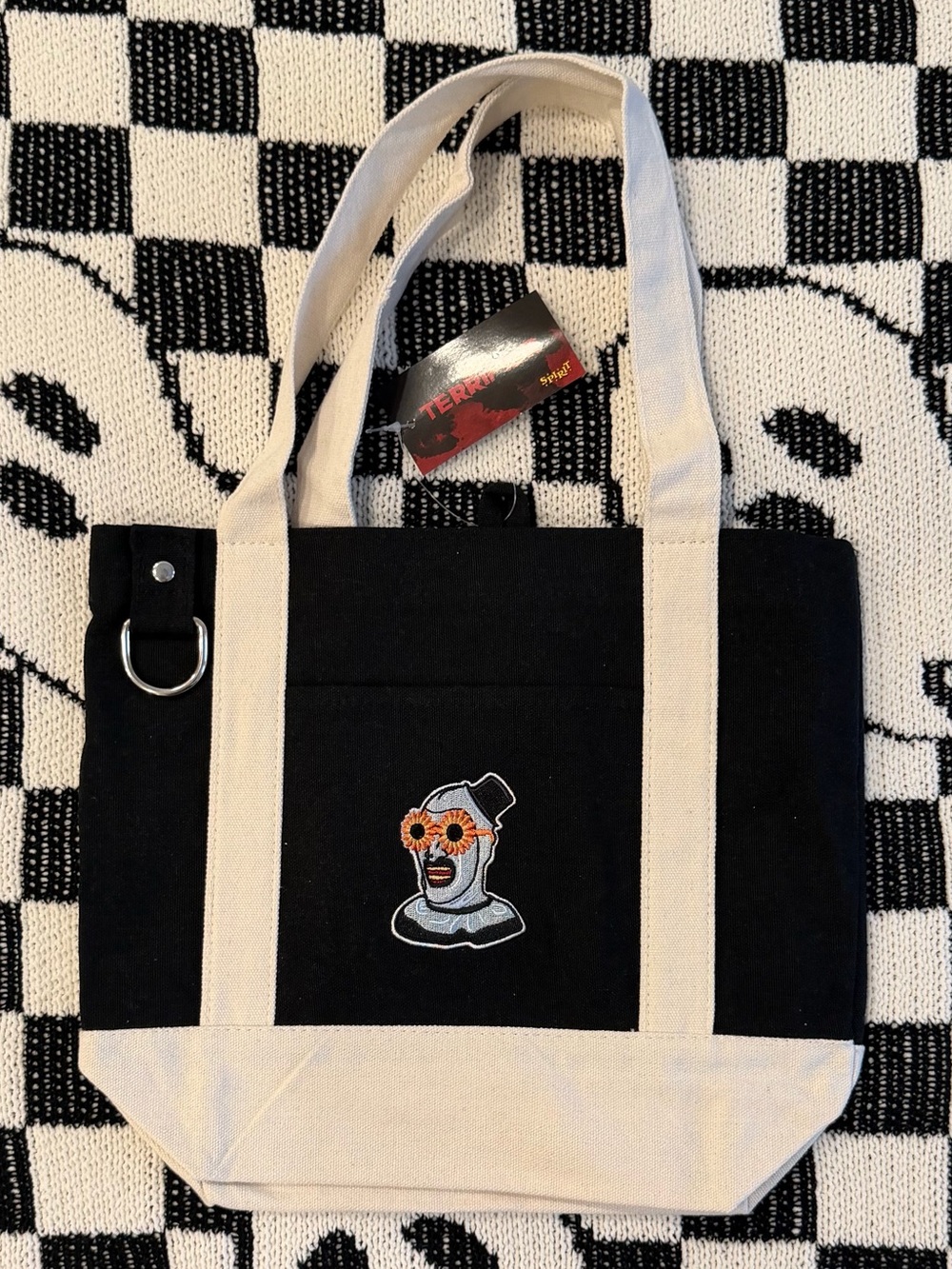 Terrifier Art the Clown Halloween Mini Tote Bag